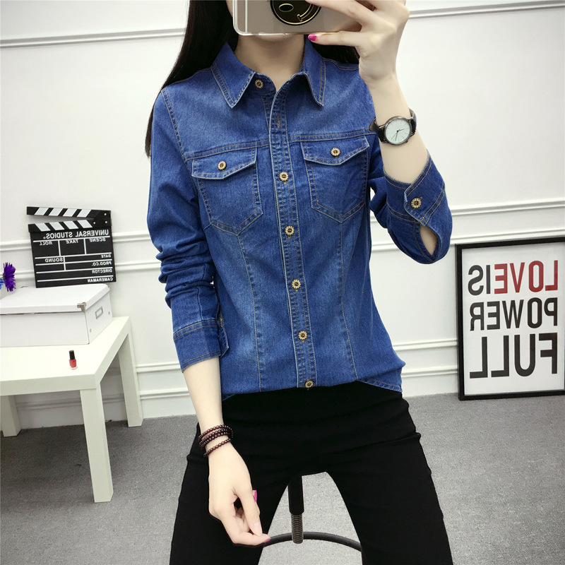 Womens Denim Shirt - Image 3