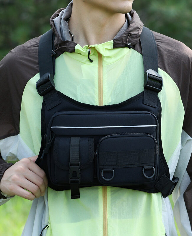 The Adrienne Large Capacity Portable Chest Vest Bag – La Rose Couture Handbags & Clutches