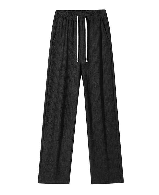 The Zephyrine Retro Drawstring Wide Leg Casual Trousers Detail – La Rose Couture Trousers & Skirts