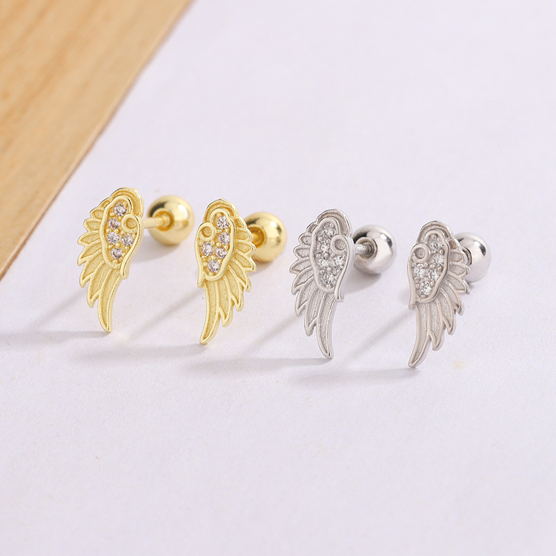 Unique Personality Wing Ear Bone Studs