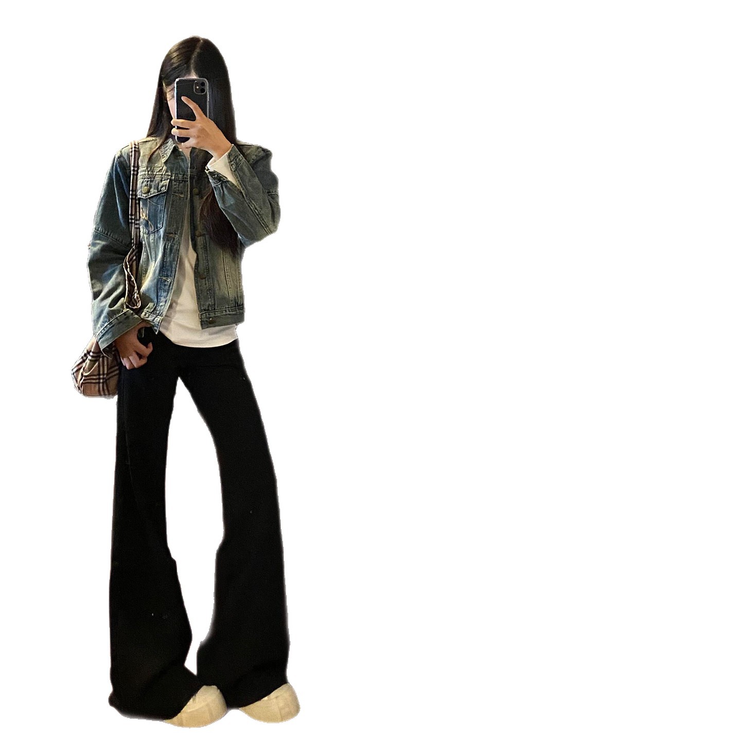 Womens Cotton Flared Pants - Image 3