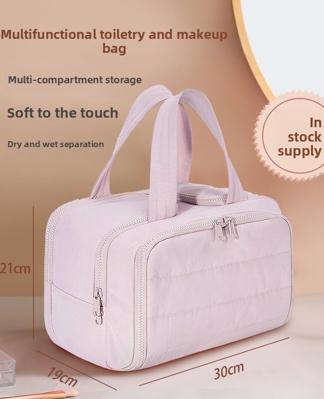 The Pascaline Partitioned Makeup Storage Bag with Wide Opening – La Rose Couture Handbags & Clutches