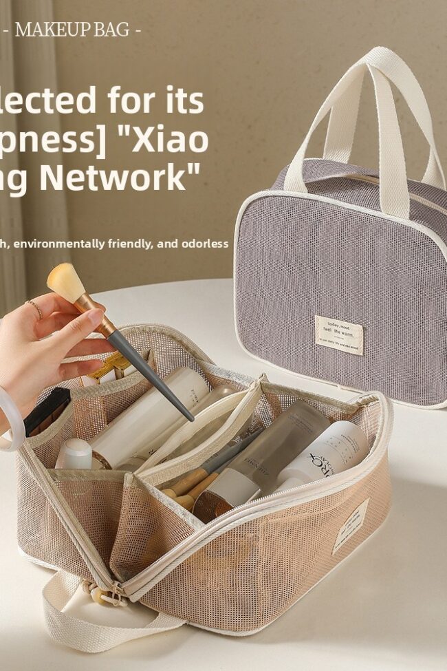 The Amandine Net Fabric Wash and Storage Bag Detail – La Rose Couture Handbags & Clutches