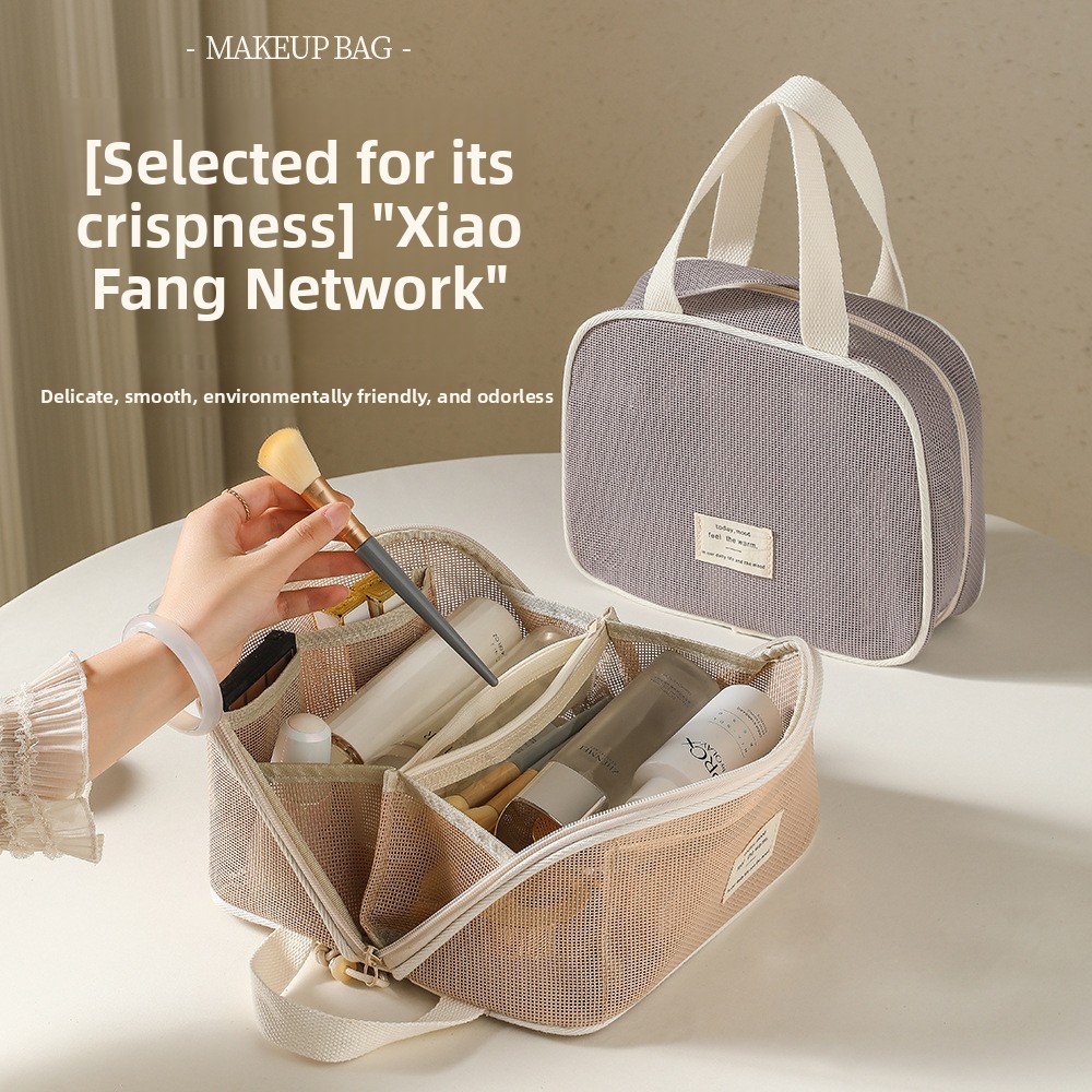 Net fabric wash and storage bag for women - Image 4