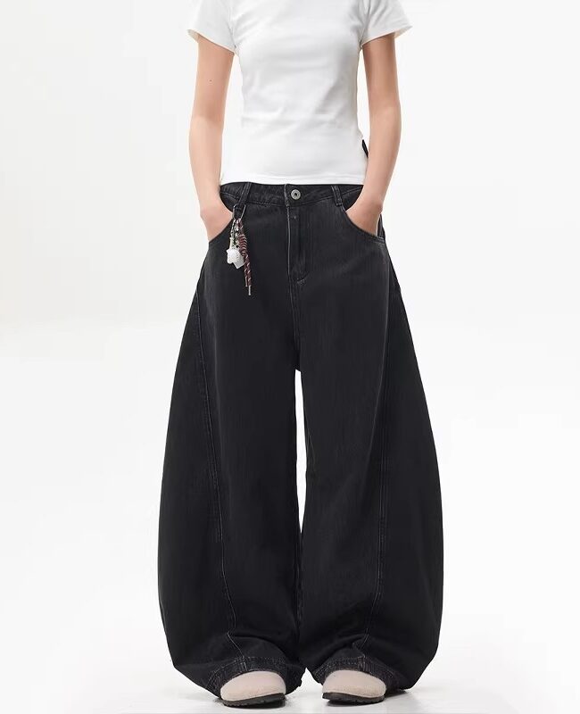 The Daphne Loose Fitting Wide Leg Pants – La Rose Couture Trousers & Skirts
