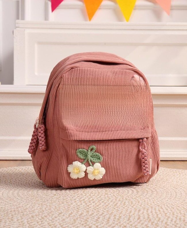 The Juliette Handmade Custom Corduroy Backpack – La Rose Couture Handbags & Clutches