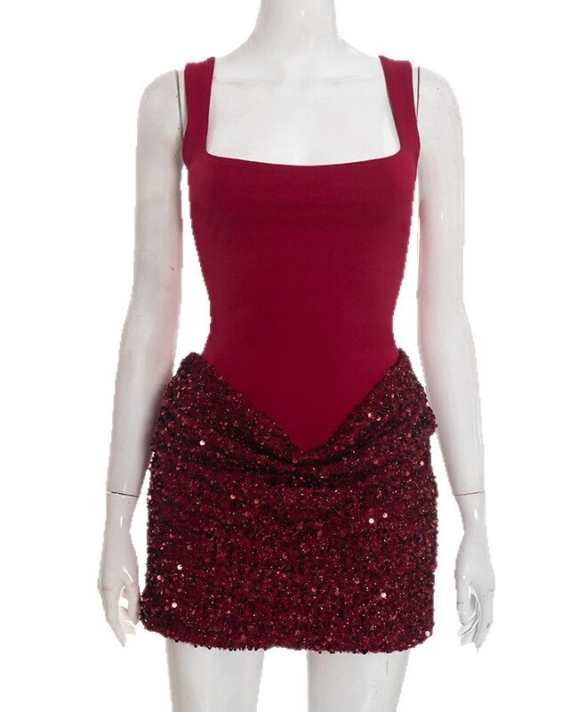 The Diane Suspender Party Dress Detail – La Rose Couture Dresses & Gowns