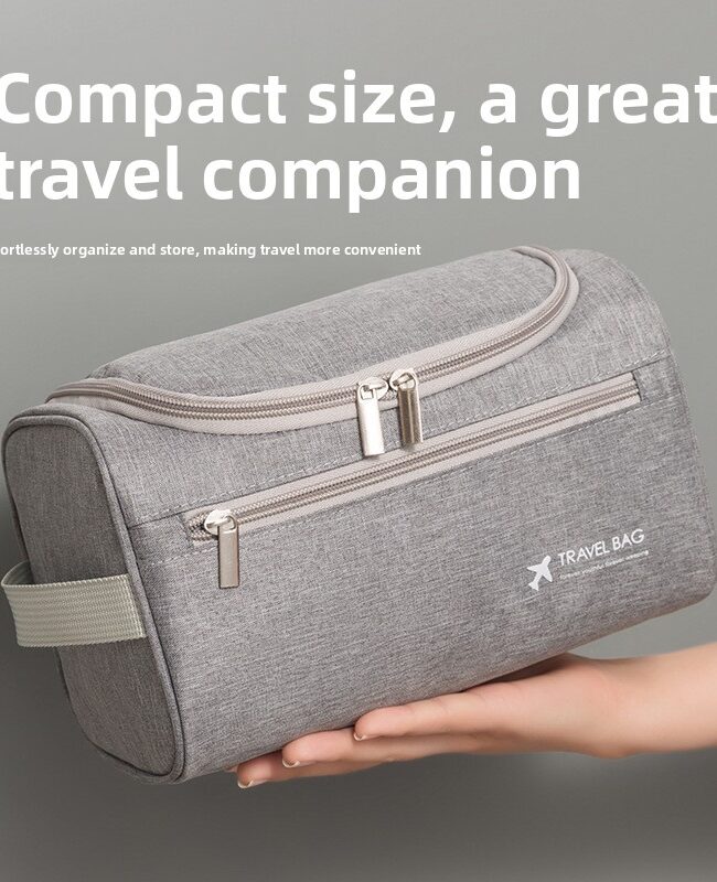 The Aurore Portable Travel Toiletry Bag Large Capacity Foldable Hanging Storage Organizer Detail – La Rose Couture Handbags & Clutches