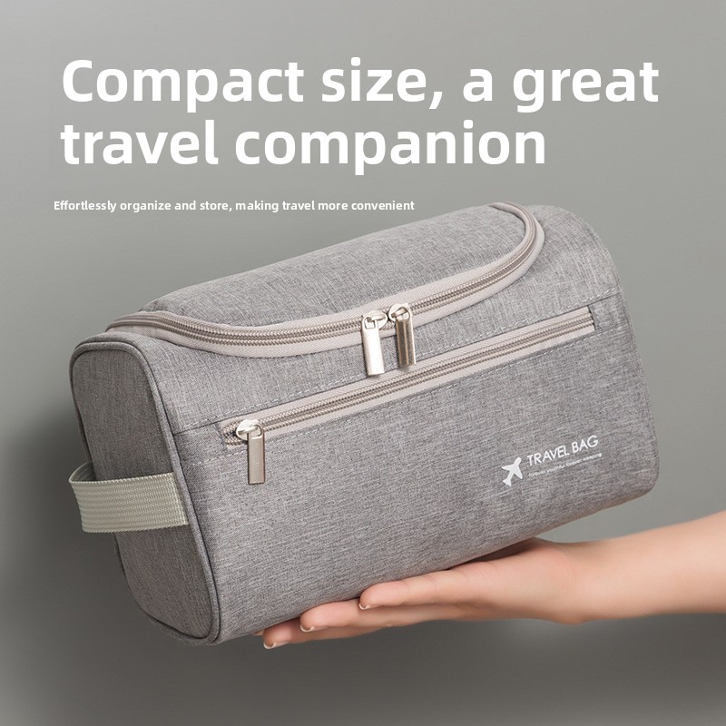 Portable Travel Toiletry Bag Large Capacity Foldable Hanging Storage Organizer - Image 2