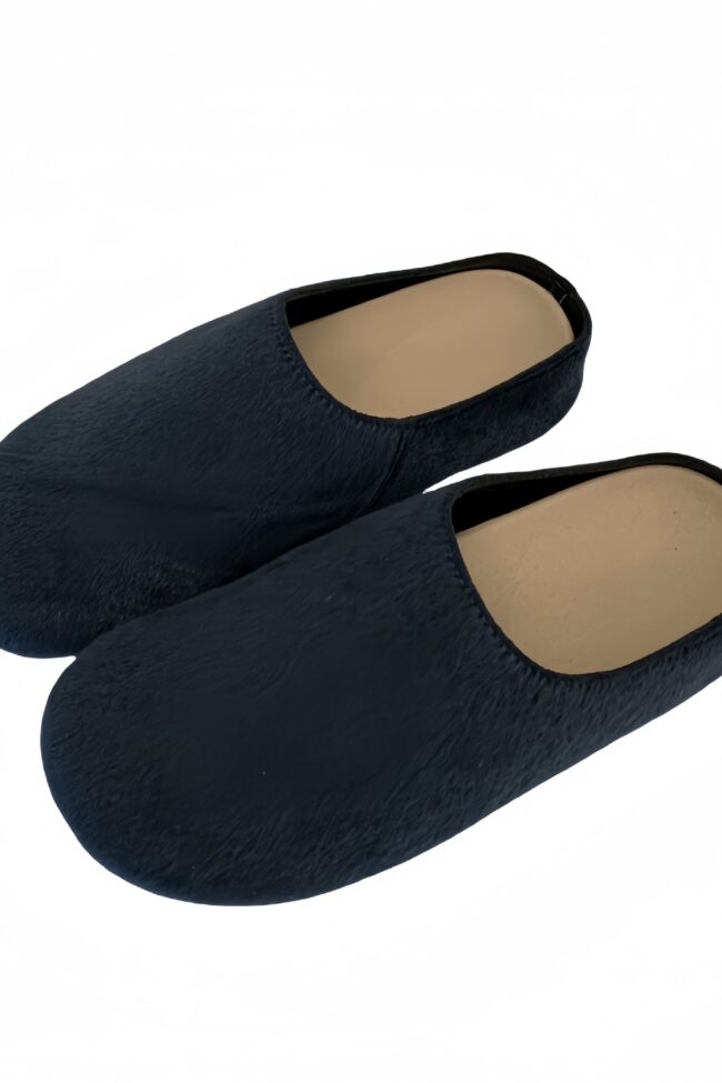 The Laure Vintage Chunky Platform Plush Lined Slip on Loafers Detail – La Rose Couture Shoes & Footwear