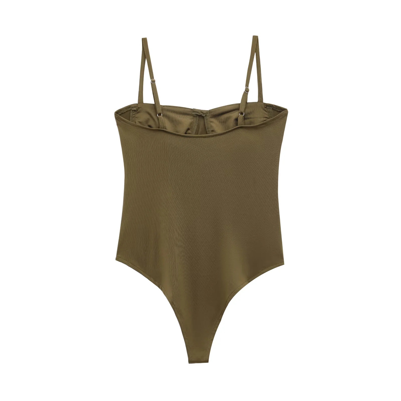 Sleeveless Satin Jumpsuit - Image 3