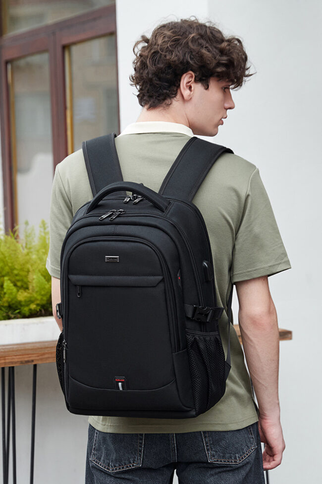 The Prudence Large Capacity Waterproof Laptop Backpack Detail – La Rose Couture Handbags & Clutches