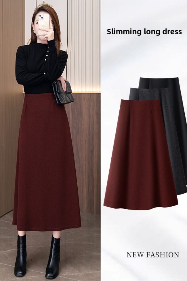 The Roxane Cashmere Skirt Detail – La Rose Couture Trousers & Skirts