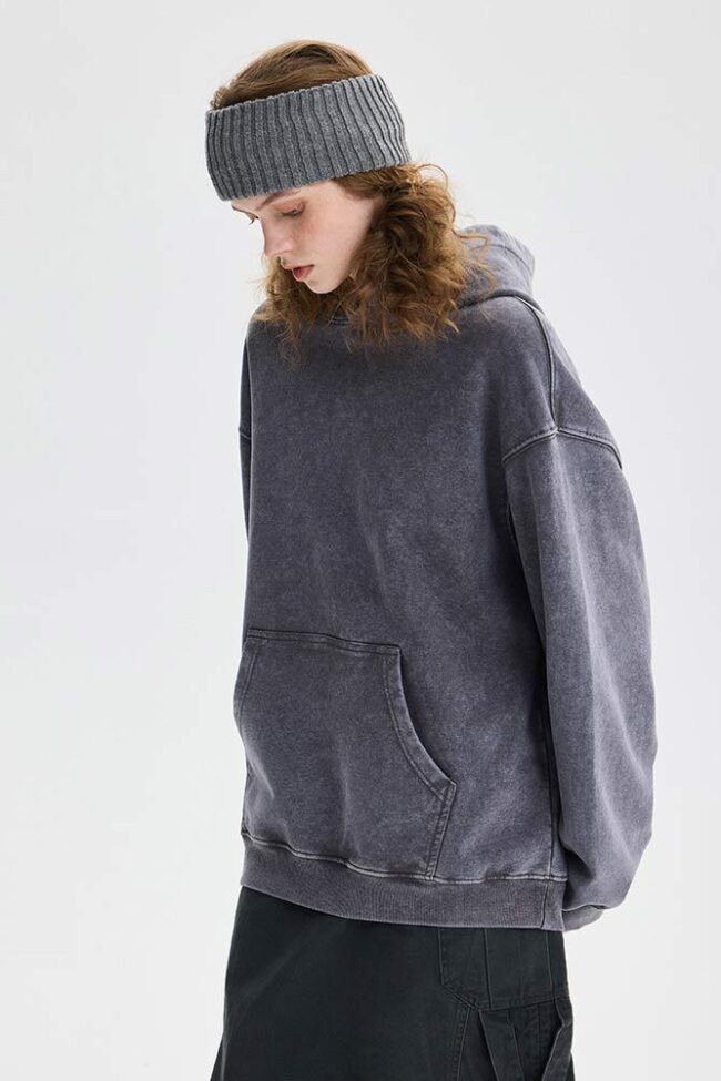 The Therese Hooded Sweatshirt Detail – La Rose Couture Tops & Blouses