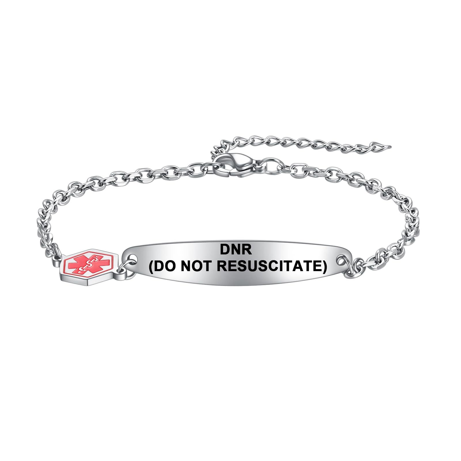 Stainless Steel Medical Identification Bracelet