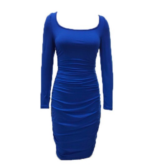 Square Neck Bodycon Dress with Slim Fit - Image 5