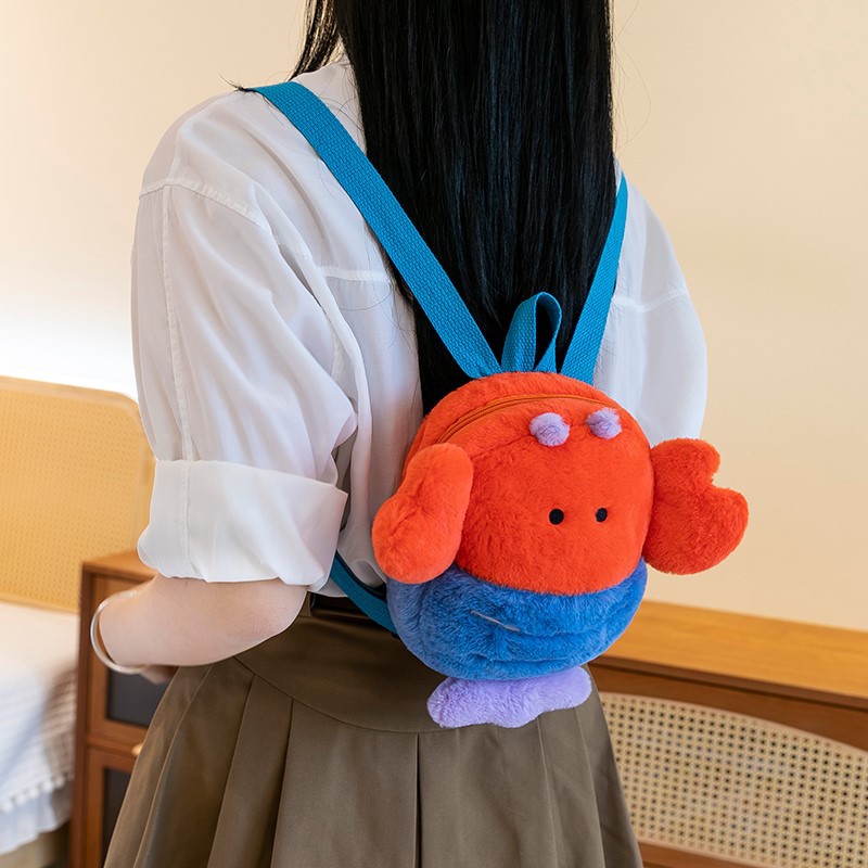Marine Animal Plush Backpack