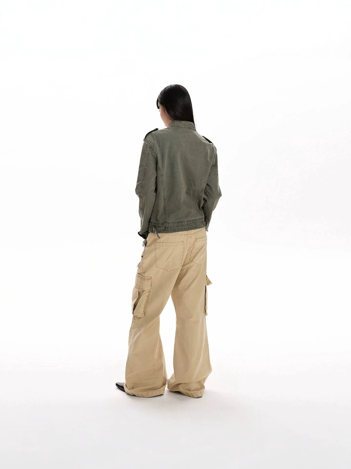 Palace Style Washed Denim Jacket for Women - Image 3