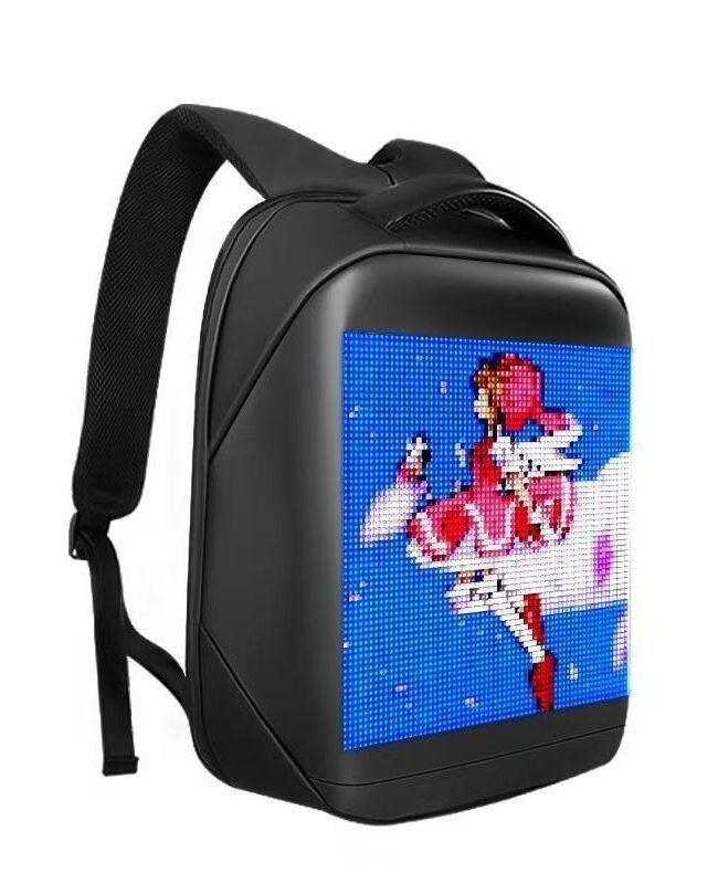 The Jeanne Programmable Led Electronic Backpack with Mobile Control Detail – La Rose Couture Handbags & Clutches