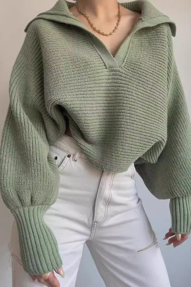 Loose Pullover Sweater Detail – La Rose Couture Tops & Blouses