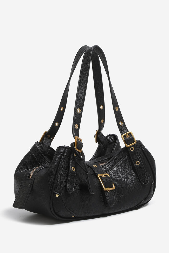 The Marine Retro Cowhide Saddle Shoulder Bag – La Rose Couture Handbags & Clutches