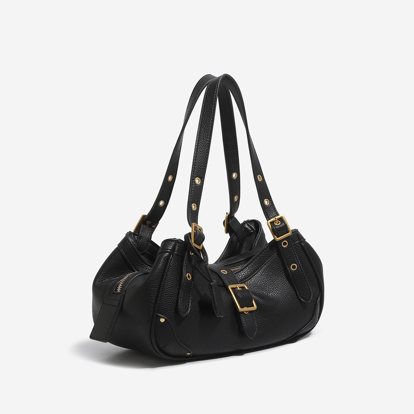 Retro Cowhide Saddle Shoulder Bag