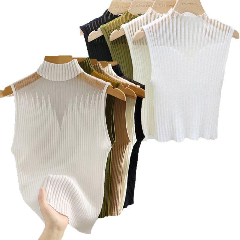 Sleeveless Knit Top for Women - Image 5
