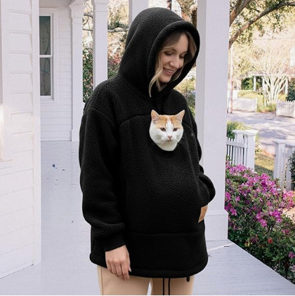 Thick fleece pullover sweater - Image 5