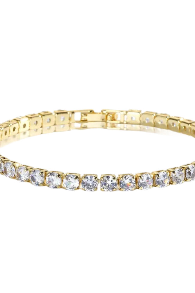 The Noemie Elegant Zirconia Tennis Bracelet Detail – La Rose Couture Jewellery & Accessories