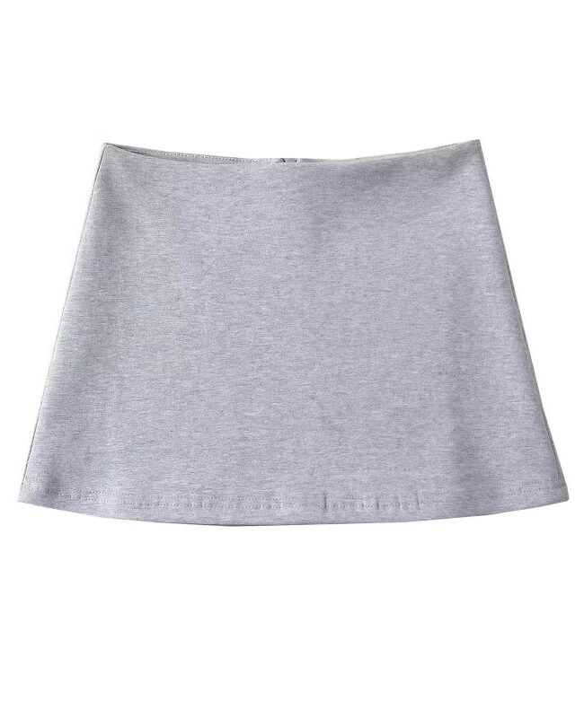 The Clemence High Waisted a Line Mini Skirt Summer Slim Detail – La Rose Couture Trousers & Skirts