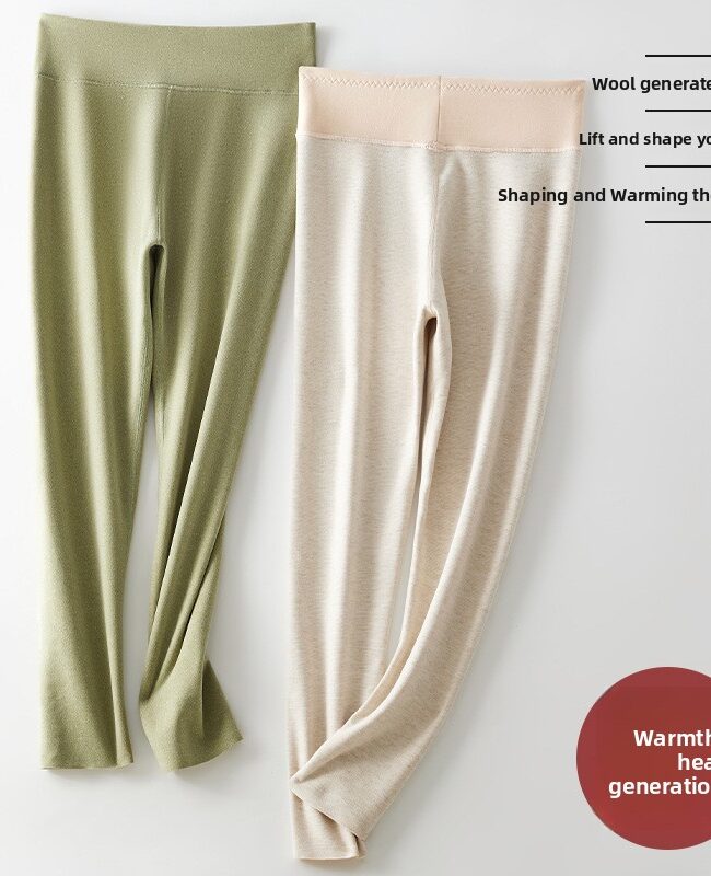 The Oceane Cashmere Silk Thermal Leggings Seamless Fleece Lined Base Layer Pants Detail – La Rose Couture Trousers & Skirts