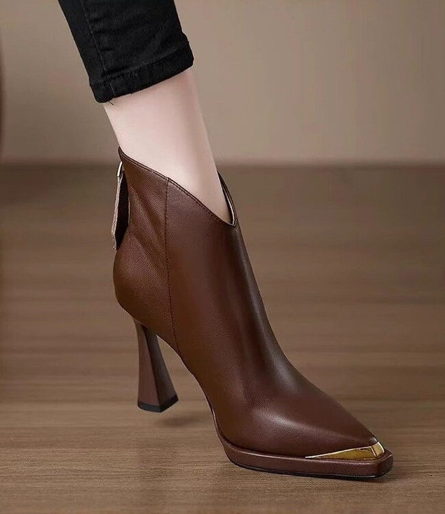 The Celine Elegant High Heel Boots – La Rose Couture Shoes & Footwear