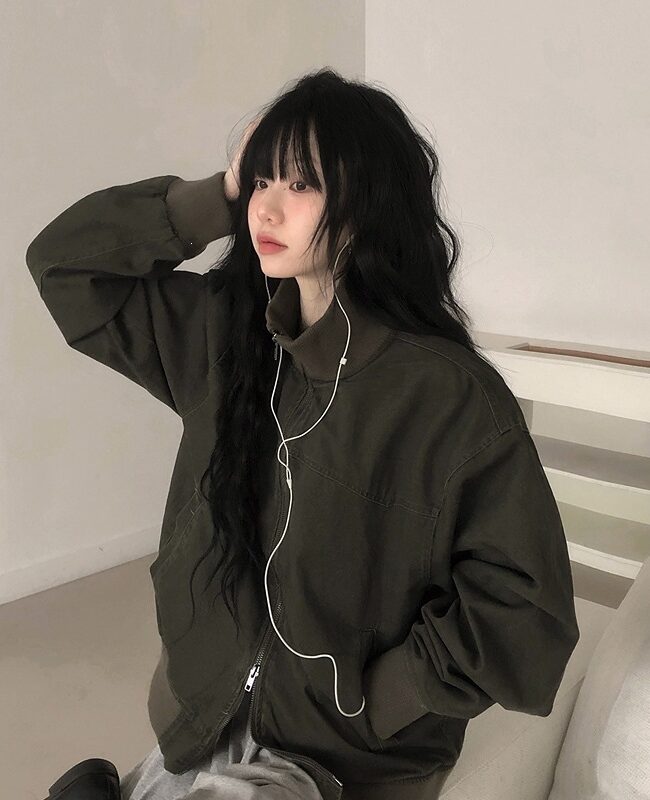 The Berenice Baseball Jacket Detail – La Rose Couture Coats & Jackets