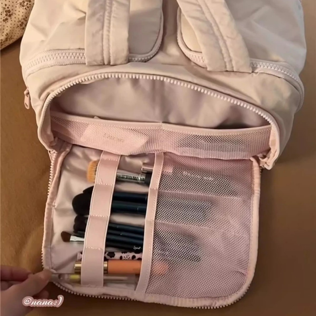 Double Opening Cosmetic Toiletry Bag - Image 4