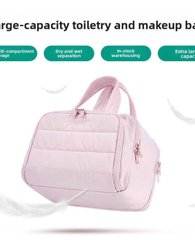 The Pascaline Partitioned Makeup Storage Bag with Wide Opening Detail – La Rose Couture Handbags & Clutches