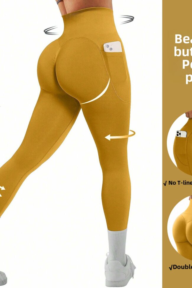 The Delphine High Waist Pocketed Athletic Leggings – La Rose Couture Trousers & Skirts