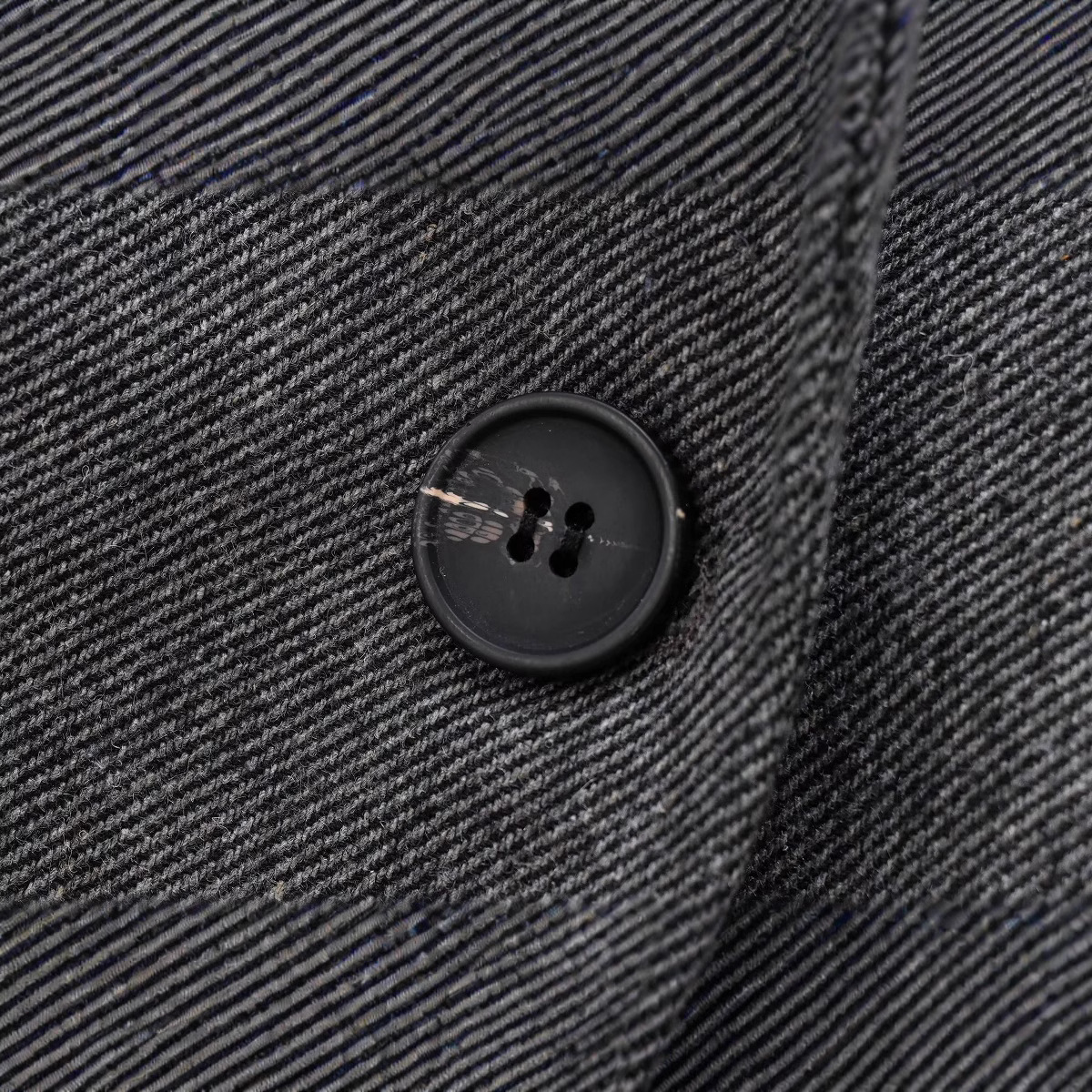 Women's Wool Blend Twill Lapel Blazer Suit Jacket - Image 5