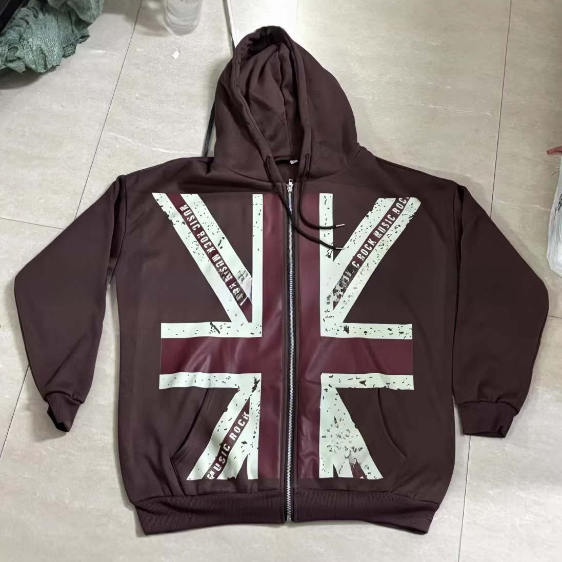 Rice Frame Zipper Hoodie - Image 2