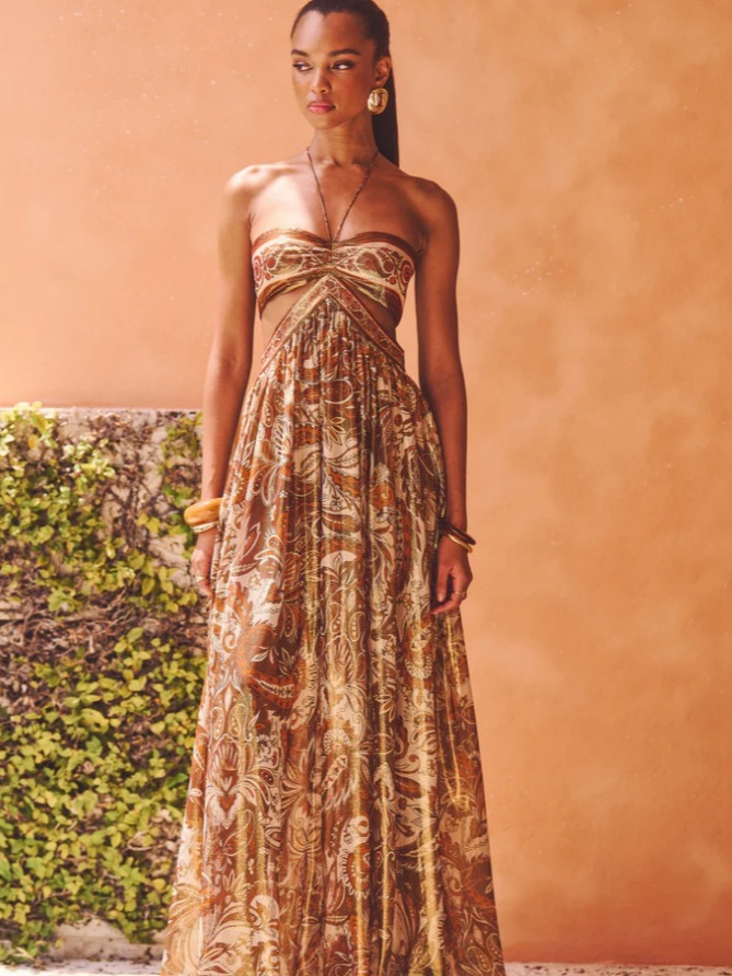 Summer New Dress Long Dress Strap Backless Sexy - Image 2