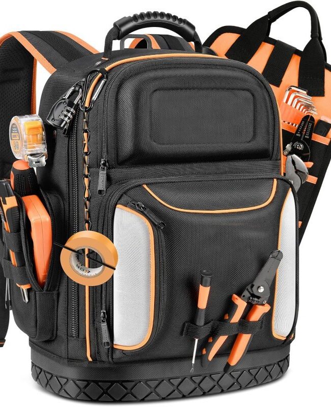 The Garance Tool Backpack Durable Electrical Detail – La Rose Couture Handbags & Clutches