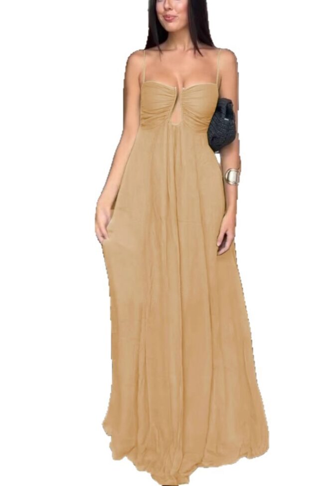 The Violette Summer Spaghetti Strap Dress Detail – La Rose Couture Dresses & Gowns