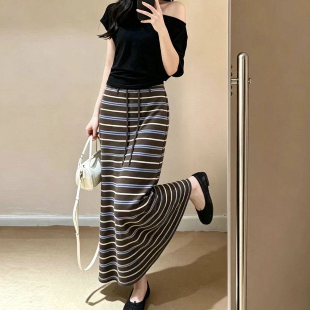 Drawstring High-Waist Skirt - Image 2