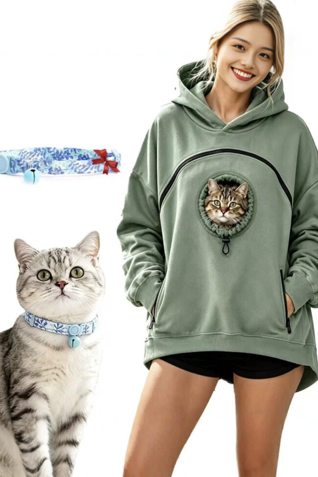 The Anais Couples Pet Carrier Hoodie Unisex Kangaroo Pocket Pullover Detail – La Rose Couture Tops & Blouses