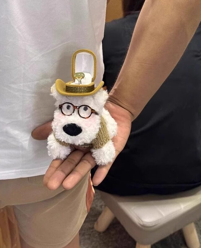 The Faustine Dog Ring Box Detail – La Rose Couture Jewellery & Accessories