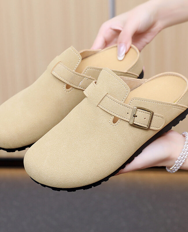 The Manon Casual Slip on Mule Sandals Detail – La Rose Couture Shoes & Footwear
