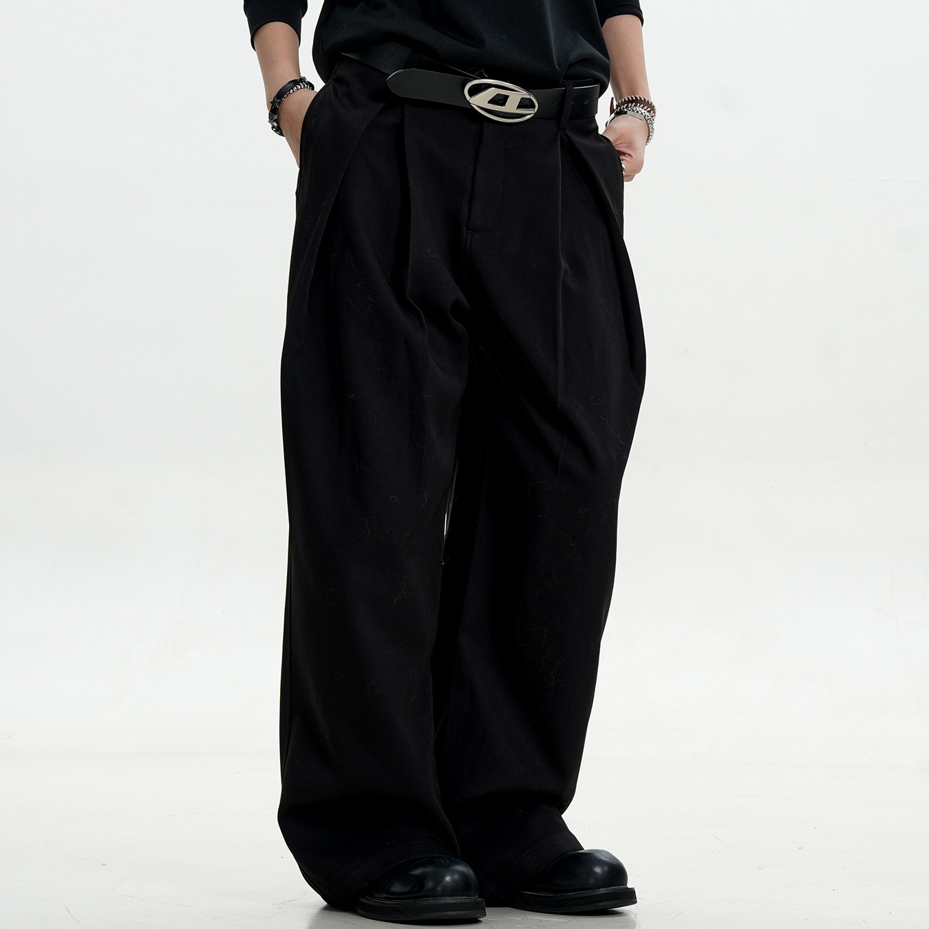 Wide-leg casual trousers - Image 4