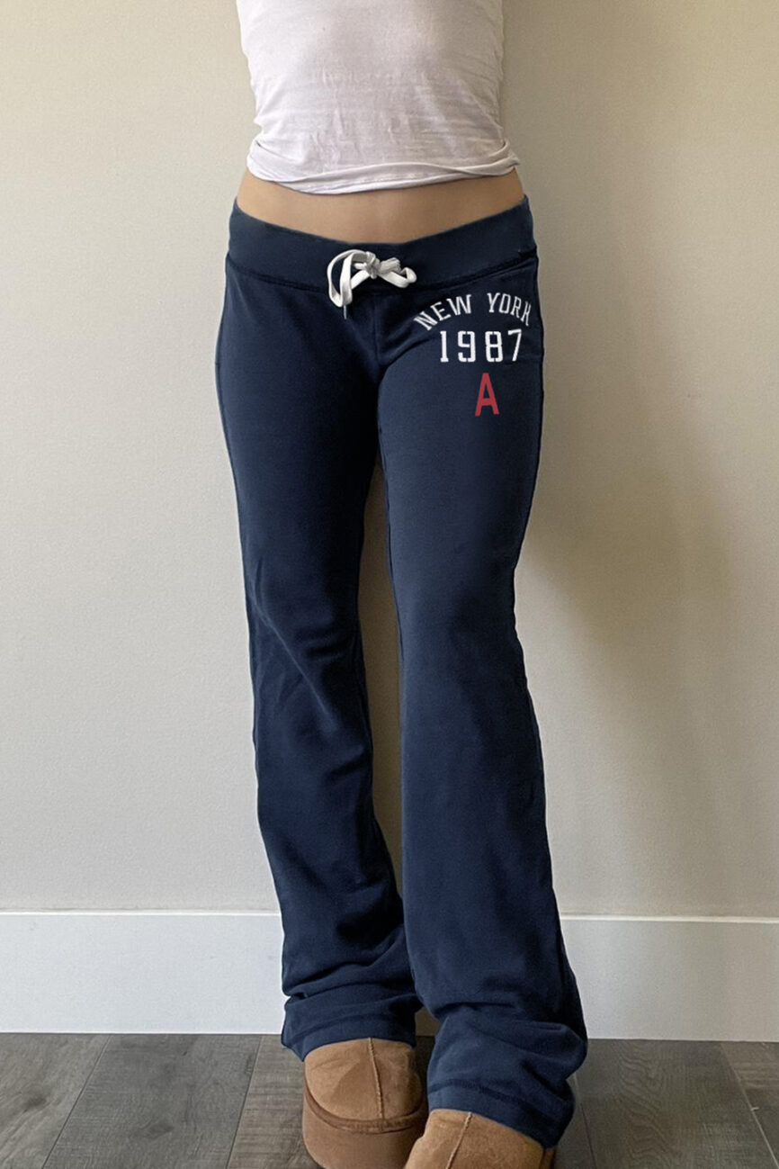 The Seraphine Low Waist Tie Dye Color Block Flared Casual Pants Detail – La Rose Couture Trousers & Skirts