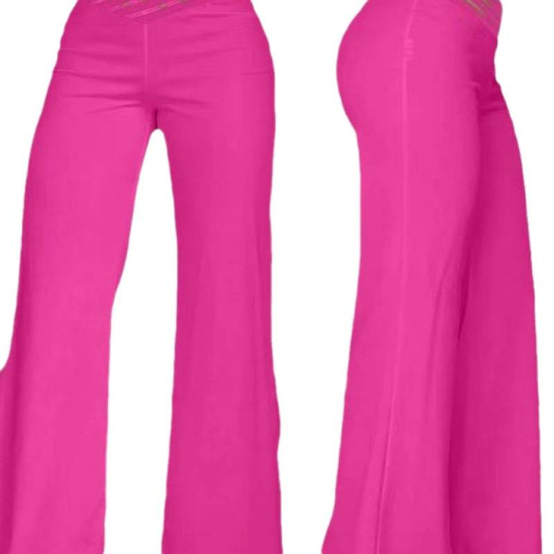 Women's High Waist Wide Leg Trousers - Image 4