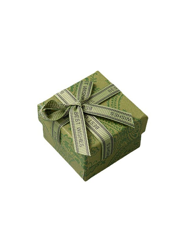 The Ines Retro Light Luxury Printed Paper Jewelry Gift Box with Bow for Necklace Ring Detail – La Rose Couture Jewellery & Accessories