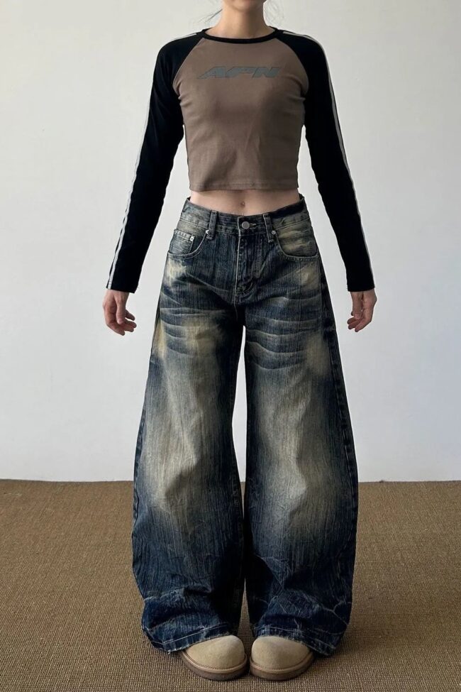 The Rosalie High Waist Wide Leg Jeans – La Rose Couture Trousers & Skirts